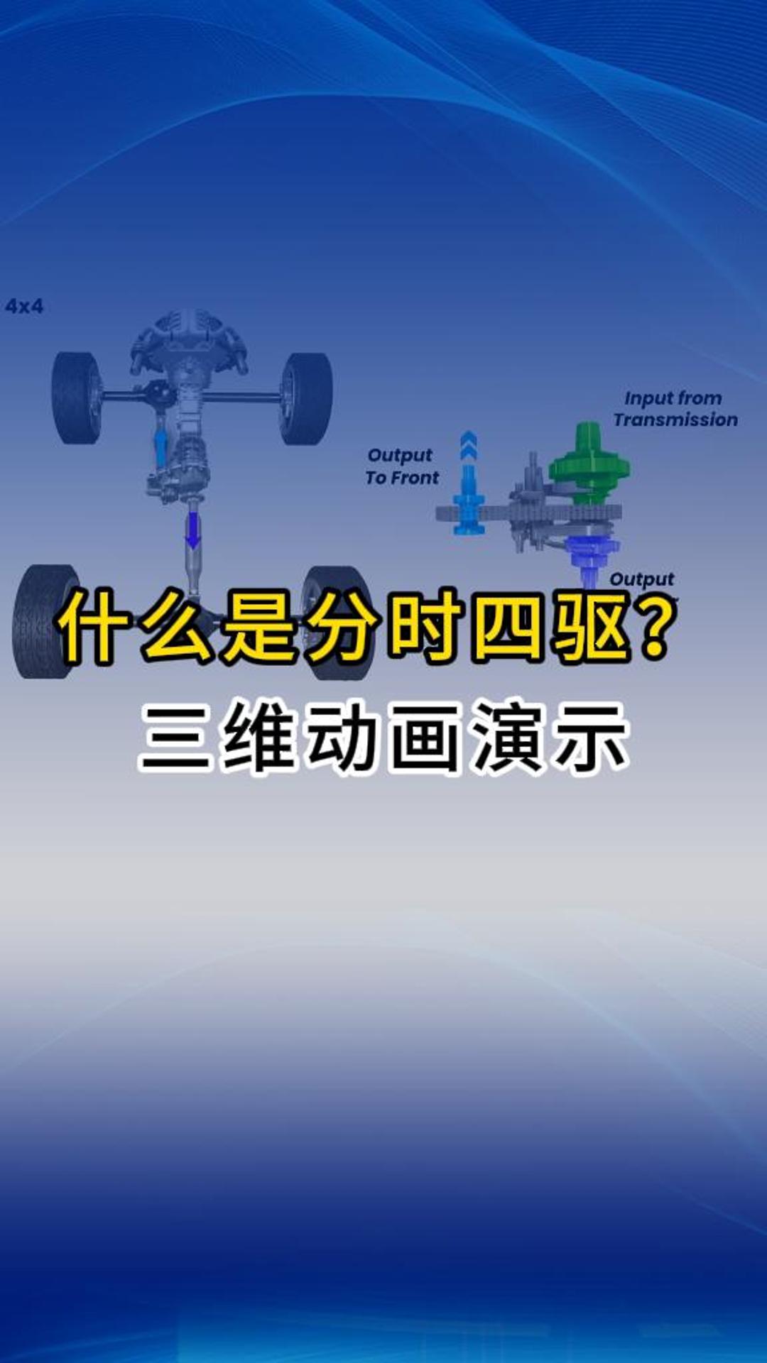 為什么老司機不買分時四驅的車？-汽車三維動畫-華匠三維動畫定制